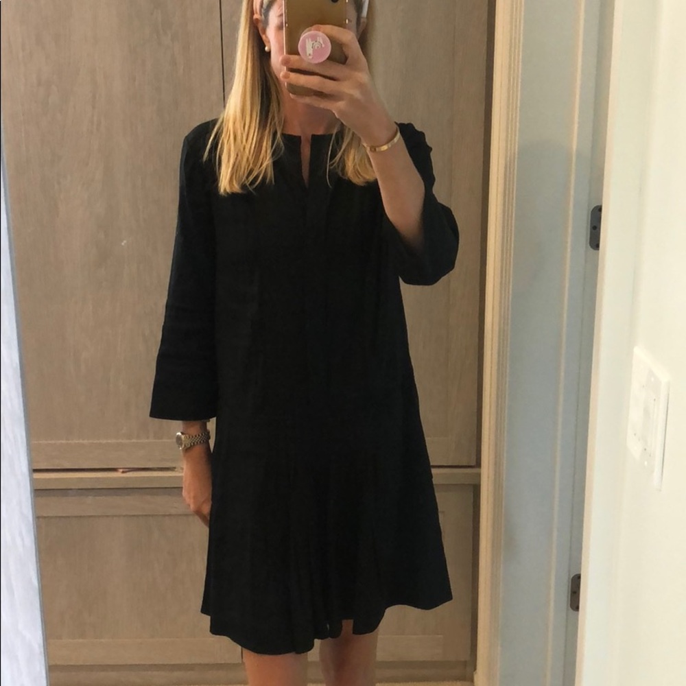 ADORABLE Vince long sleeve drop waist dress